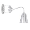 Club/Holt/Fisher Lighting Pattress in Nickel