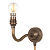 Carrick Plug-in Wall Light (Up) Antiqued Brass