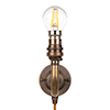 Carrick Plug-in Wall Light (Up) Antiqued Brass