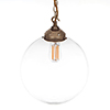 Richmond Pendant Light in Antiqued Brass