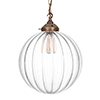 Greenwich Pendant Light in Antiqued Brass