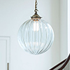 Greenwich Pendant Light in Antiqued Brass