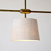 Melrose Triple Bar Pendant in Antiqued Brass