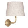 Brooke Wall Light In Burnished Brass