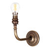 Brooke Wall Light in Antiqued Brass