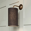 Brooke Wall Light in Antiqued Brass