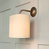 Brooke Wall Light in Antiqued Brass