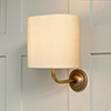 Brooke Wall Light in Antiqued Brass