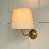 Brooke Wall Light in Antiqued Brass