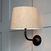 Brooke Wall Light in Matt Black