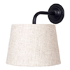 Brooke Wall Light in Matt Black