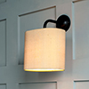 Brooke Wall Light in Matt Black