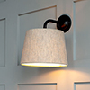 Brooke Wall Light in Matt Black