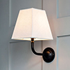 Brooke Wall Light in Matt Black