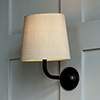 Brooke Wall Light in Matt Black