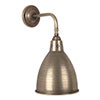 Barbican Wall Light in Antiqued Brass