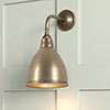 Barbican Wall Light in Antiqued Brass