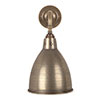 Barbican Wall Light in Antiqued Brass