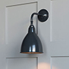 Barbican Wall Light in Slate Grey