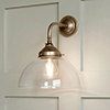 Shotley Wall Light in Antiqued Brass