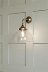 Shotley Wall Light in Antiqued Brass