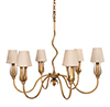 Tulip Pendant Light in Old Gold