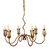 Tulip Pendant Light in Old Gold