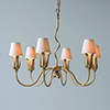 Tulip Pendant Light in Old Gold