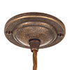 Drayton Pendant in Antiqued Brass ES | Handcrafted, Quality Vintage-style Ceiling Pendants