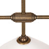 Drayton Triple Bar Pendant in Antiqued Brass