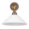 Ellington Wall Light in Antiqued Brass