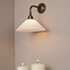 Ellington Wall Light in Antiqued Brass