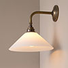 Ellington Wall Light in Antiqued Brass