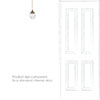 Iona Fluted Pendant Light in Antiqued Brass