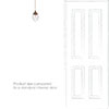 Iona Fine Fluted Pendant Light in Antiqued Brass