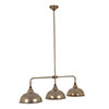 Kenton Triple Bar Pendant in Antiqued Brass