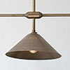 Wellesley Triple Bar Pendant in Antiqued Brass