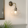 Hampstead Wall Light in Antiqued Brass