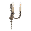 Versailles Wall Light in Antiqued Brass