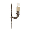 Versailles Wall Light in Antiqued Brass