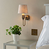 Maldon Wall Light in Antiqued Brass