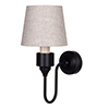 Maldon Wall Light in Matt Black