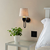 Maldon Wall Light in Matt Black