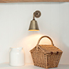 Dulwich Wall Light in Antiqued Brass