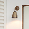 Dulwich Wall Light in Antiqued Brass