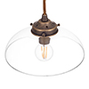 Hudson Pendant in Antiqued Brass