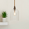 Shoreditch Pendant in Antiqued Brass