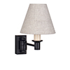 Hanson Library Wall Light In Matt Black