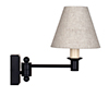 Hanson Library Wall Light In Matt Black