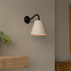 Carrick Wall Light in Matt Black